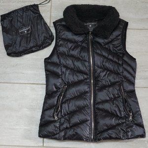 Bernardo Women's Down Puffer Vest Color Black Size Medium (Packable)